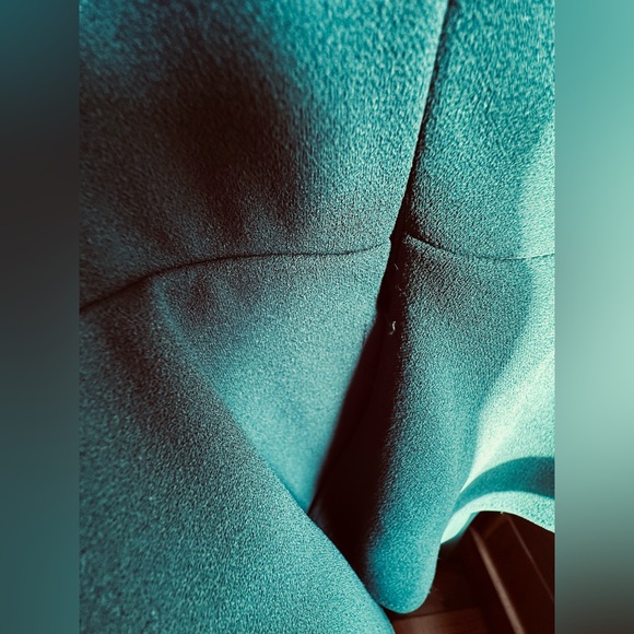 Lenovia Mother of The Bride Wrap Bodice Asymmetrical Peplum Long Dress Hunter 3X - Picture 9 of 12